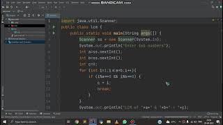 JAVA TUTORIAL 20-WAP to print LCM and HCF of two numbers