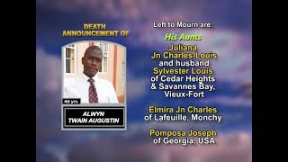 Alwyn Twain Augustin ~ Long Obituary