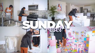 SUNDAY RESET ROUTINE: deep clean + prep with me for the week 🫧