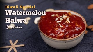 Watermelon Halwa | Halwa Recipe | Diwali Special | Cookd