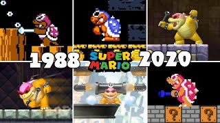 Evolution Of Roy Koopa Battles In 2D Super Mario Platform Games [1988-2020]