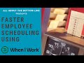 Fast Employee Scheduling Using 