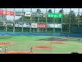 都立小山台高校野球部 シートノック（2018年度 春季東京都大会_180422）