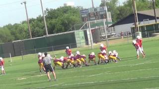 Angl Crack Motion 27 Toss Sweep - Power Wing Beast Offense Youth Football Playbook