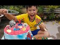 Trò Chơi Bánh Kem Sinh Nhật Bạn Kiệt ❤ ChiChi ToysReview TV ❤ Family Fun