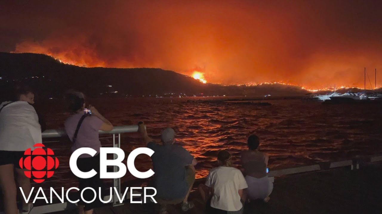 West Kelowna Residents Watch Their Homes Burn - YouTube