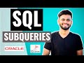 SQL SUBQUERIES | Nested Query in SQL | SQL tutorial for beginners