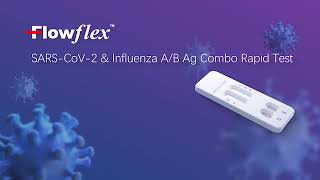 （English）Flowflex SARS-CoV-2 \u0026 Influenza A/B Ag Combo Rapid Test