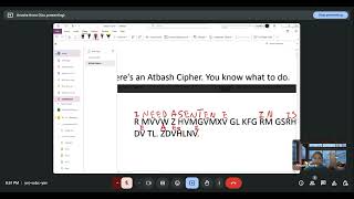 Atbash Cipher - Codebusters - Science Olympiad