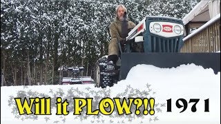 1971 MTD 960 - Plowing Snow