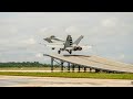 Boeing F/A-18 Demos Ski-Jump Take-off in Indian Aircraft Carrier Pitch