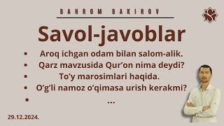 Savol-javoblar.