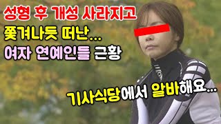 성형 후 개성있고 매력적인 얼굴이 다 사라지고 쫓겨나듯 연예계 떠난 여자 연예인들 근황