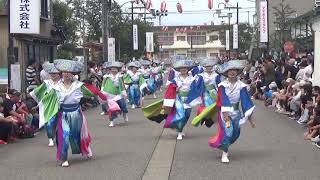 夜高舞緋組　福岡町つくりもんまつりinよさこい2019