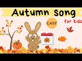 Autumn Leaves Song with Lyrics 🍂 | Kids Songs | Kavya TV Kids Education