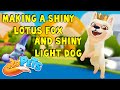 MAKING A SHINY LOTUS FOX AND SHINY LIGHT DOG in ROBLOX ROPETS!