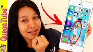 แย่แล้ว ช่วยด้วย!! น้องควีน ติดอยู่ในโทรศัพท์!! | She Stucked in the Phone | QueenTubeTH ✔︎