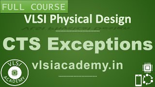PD Lec 54 CTS Exceptions | Float pin | Stop Pin | Exclude Pin | VLSI | Physical Design