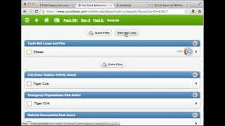 Scoutbook Awards Demo (Video 2) - Pack 321