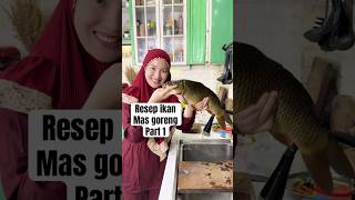 ❗️RESEP IKAN MAS GORENG TERENAK❗️part 1❗️#dindaalamanda #dindaalamanda