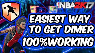 NBA 2K17 - EASIEST WAY TO GET DIMER AND LOB CITY PASSER!! BADGE TUTORIAL