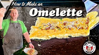 How to make an Omelette on a griddle!
