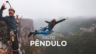 Salto de Pêndulo no Cânion Espraiado - Salto de Penhasco - Natural Extremo URUBICI