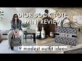 QUICK REVIEW DIOR MEDIUM BOOK TOTE  | Outfit ideas & How To Style The Dior Book Tote | Worth It?