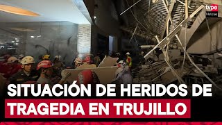 Dan de alta a cerca de 40 heridos por colapso de techo en patio de comidas en el Real Plaza Trujillo