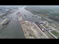 dronebeelden nieuwe sluis terneuzen maart 2019