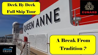 Cunard Queen Anne Full Ship Tour \u0026 Review