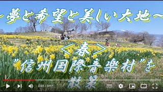 (Version2)～～夢と希望と美しい大地～～  ＜春＞”信州国際音楽村”を散策