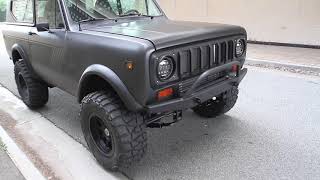 1976 International Harvester Scout II Matte Charcoal Metallic for sale