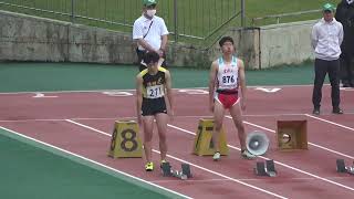 2023.4.29 宮崎県高校ジュニア 男子100m A決勝(速報)