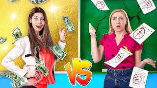 Rich Student vs Broke Student / 5 DIY Weird College Supplies