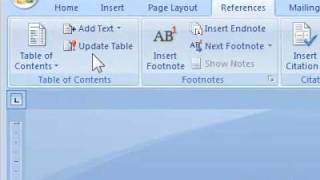How to add a text level to a table of contents in Word