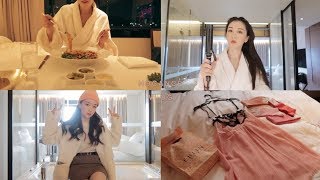 VLOG \u0026 GRWM : 친구와 호캉스 여행 🏩 / 10년지기 친구와 새해맞이 🌇 / 늦었지만 새해 복 많이 받으세요🙇🏻 / Ood 오드