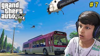 Police Caught Me For A Bus In GTA 5 😥
