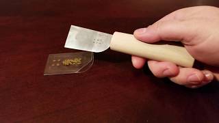 Hidetsugu / Japanese Leather Skiving Knife by Goro Hiuchi - Review