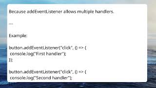 JavaScript addEventListener Explained Simply