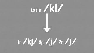 Latin /pl/, /kl/, /fl/ to Italian, Spanish, Portuguese: Romance Languages Comparison