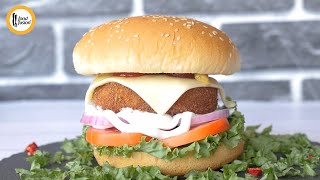 Homemade Chicken Burger Patty - Make and Freeze Recipe By Food Fusion