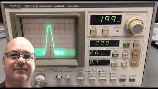 Anritsu MS610B spectrum Analyzer 2GHz 1986 test teardown