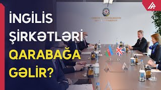 İqtisadiyyat naziri Britaniya Baş nazirinin Azərbaycan üzrə ticarət elçisi ilə görüşdü