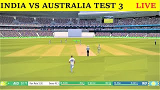🔴 Live: Test 3 - Australia vs India - Day 3 AUS vs IND LIVE CRICKET || TEST Cricket 19 Live