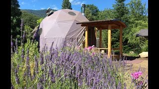 Backyard Geo Dome Retreat Center