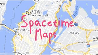 I made maps that show time instead of space