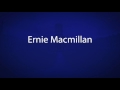 How to pronounce Ernie Macmillan [ Harry potter characters]