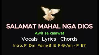 Salamat mahal nga Dios - awit sa kalawat Vocals with Lyrics request by Allan Epefanio