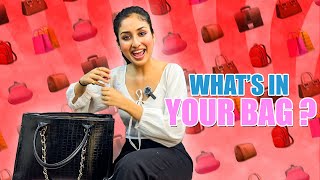 What's In Your Bag With Anchal Sahu  | Tanvi Dogra \u0026 Ankur Verma | Colors Tv | Parineetii